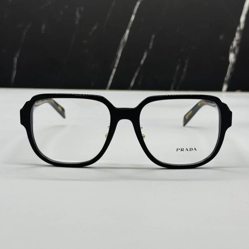 NEW PRADA PRB07VD 3891O1 WOMEN BLACK/HAVANA EYEGLASSES VPR B07D 3891O1